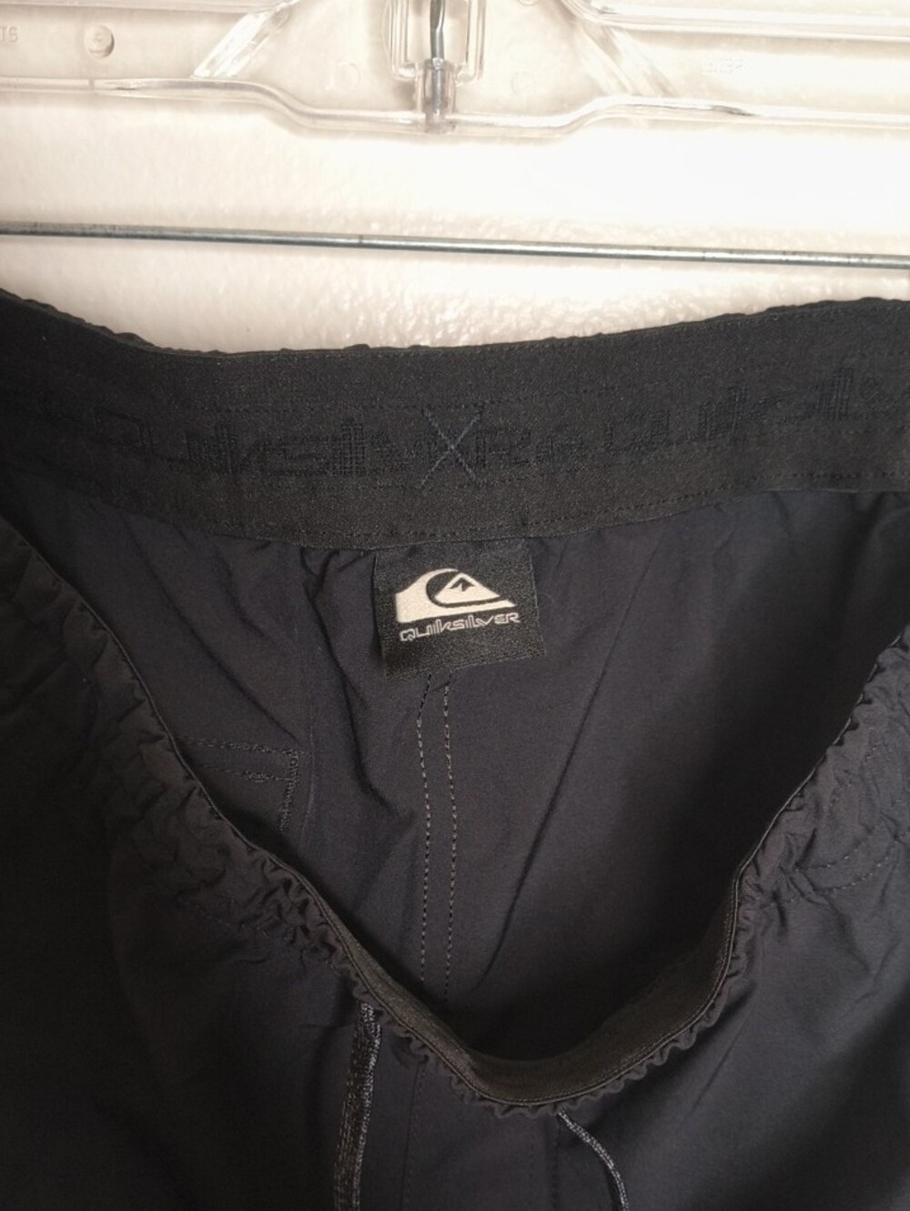 Quiksilver Black Elastic Waist Swim Shorts - Picture 7 of 14